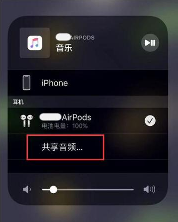 磐安苹果14音频维修点分享iPhone14音频共享设置方法 