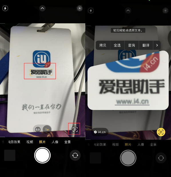 磐安苹果手机维修分享升级iOS 16后如何通过相机翻译文本 