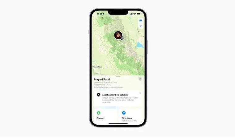 磐安苹果14维修分享iPhone14系列中 FindMy功能通过卫星分享位置方法教程 