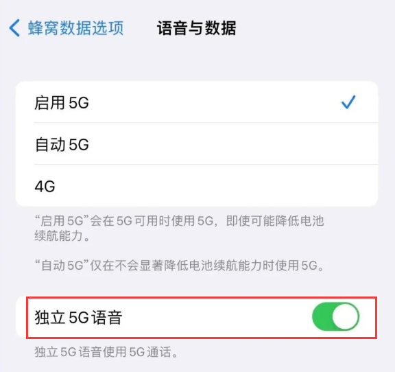 磐安苹果14维修分享iPhone 14 Pro如何开启VoNR 