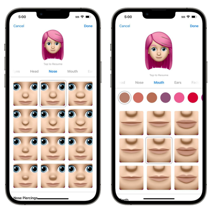 磐安苹果手机维修分享​iOS 16中的拟我表情有了哪些变化和升级 