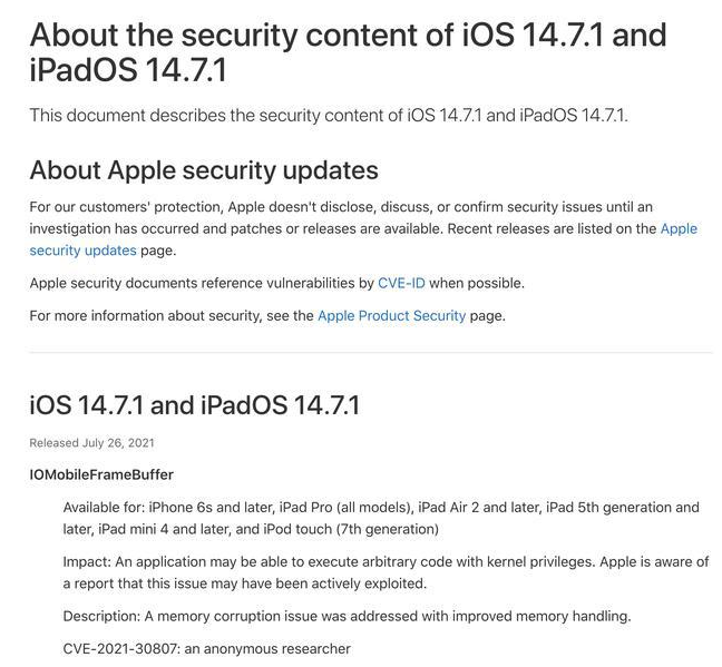 磐安苹果手机维修分享iOS 14.7.1 正式版更新内容及升级方法 